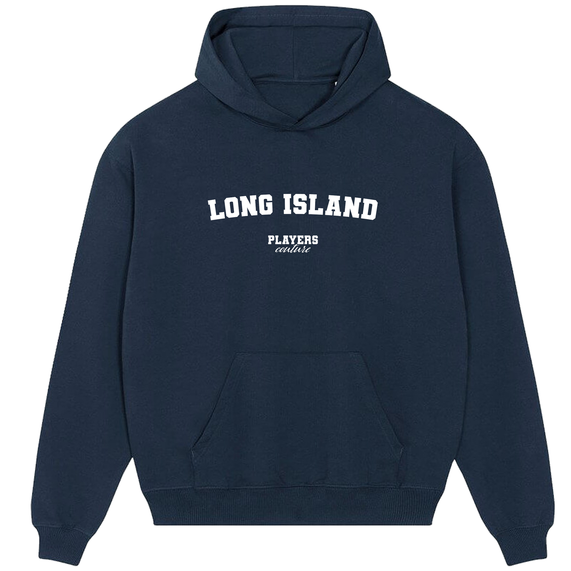 Long Island Players Couture Men's Casual Hoodie Navy
