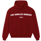 Los Angeles Dodgers Players Couture Men's Casual Hoodie Red