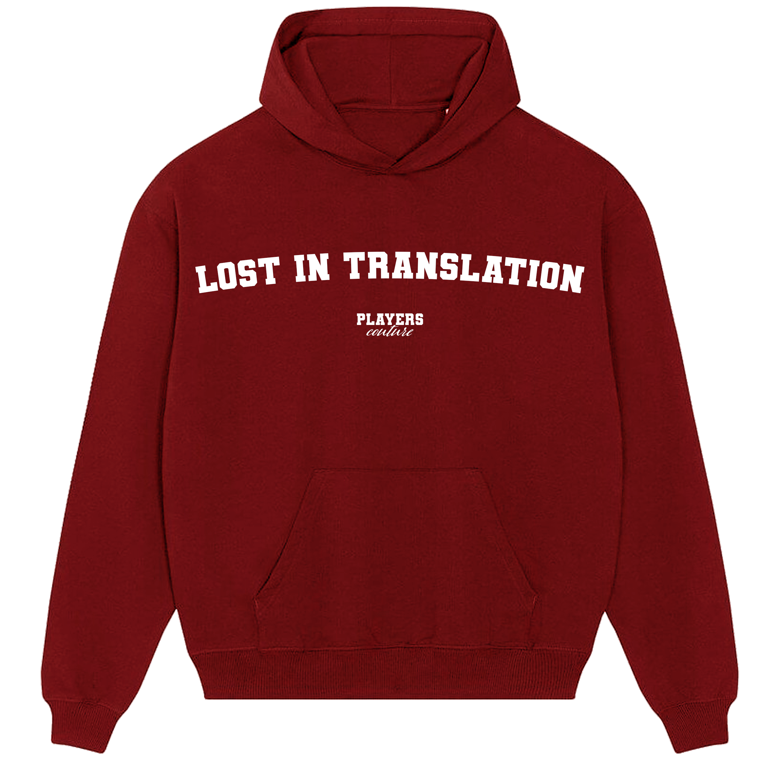 Lost In Translation Players Couture Men's Casual Hoodie Red