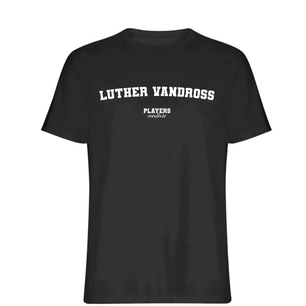 Luther Vandross Players Couture Mens T-Shirt Black