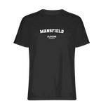 Mansfield t-shirt – black men's t-shirt with white Mansfield letters and Players Couture logo on the chest