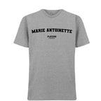 Marie Antoinette t-shirt – grey men's t-shirt with black Marie Antoinette letters and Players Couture logo on the chest