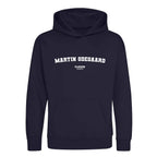 Martin Odegaard hoodie – navy kids' hoodie with white Martin Odegaard letters and Players Couture logo on the chest