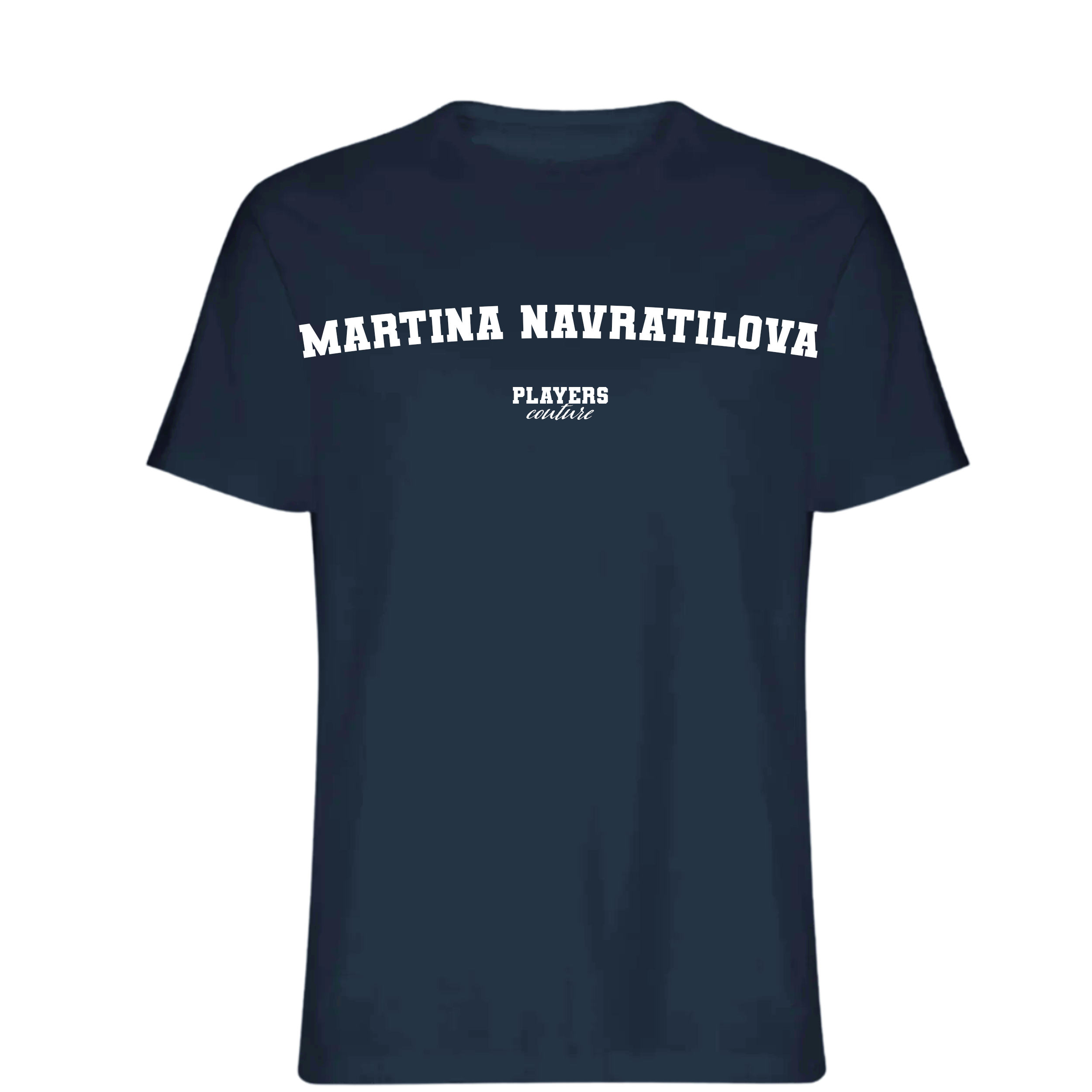 Martina Navratilova Players Couture Mens T-Shirt Navy