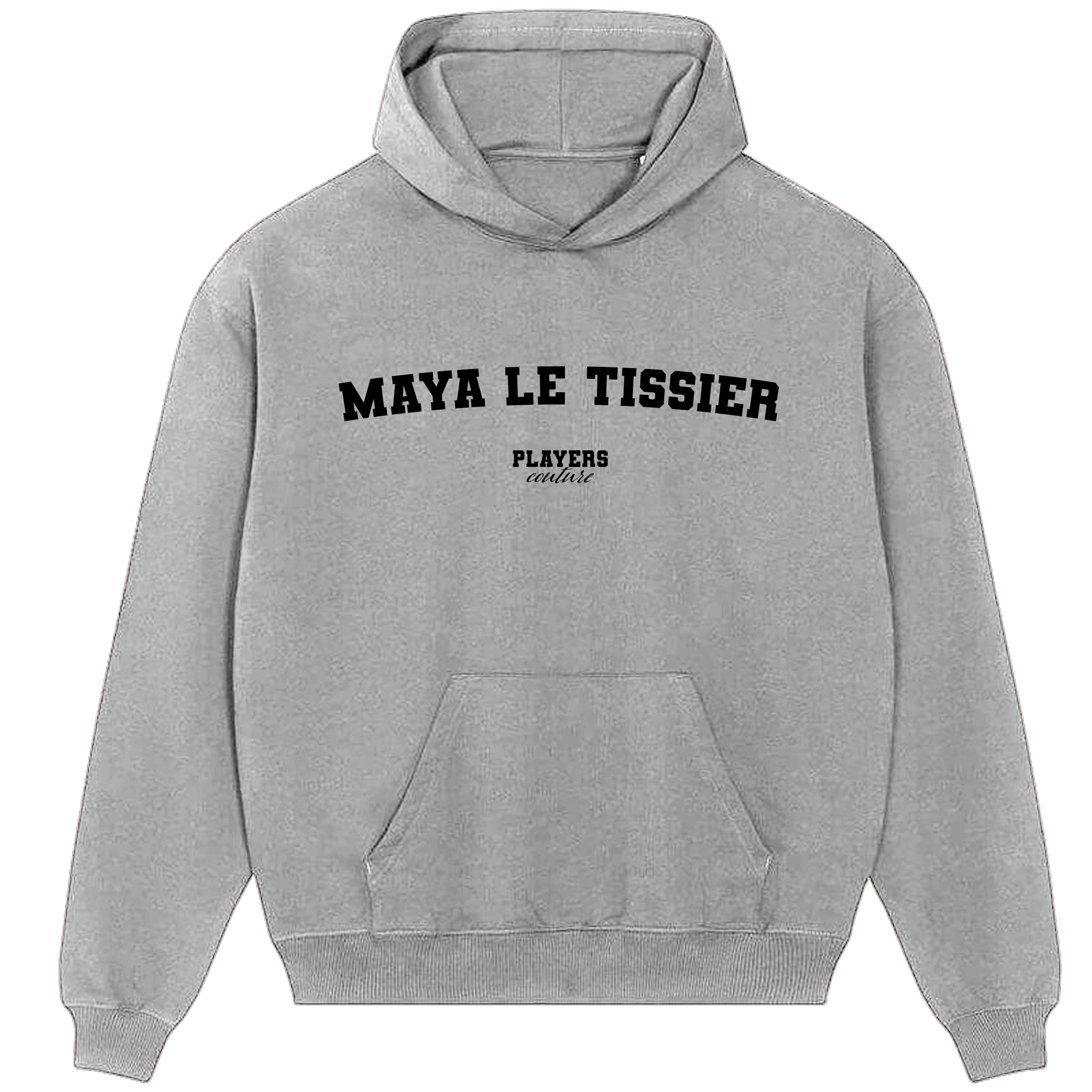 Maya Le Tissier Players Couture Men's Casual Hoodie Gray