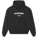 McGregor hoodie – black men's hoodie with white McGregor letters and Players Couture logo on the chest