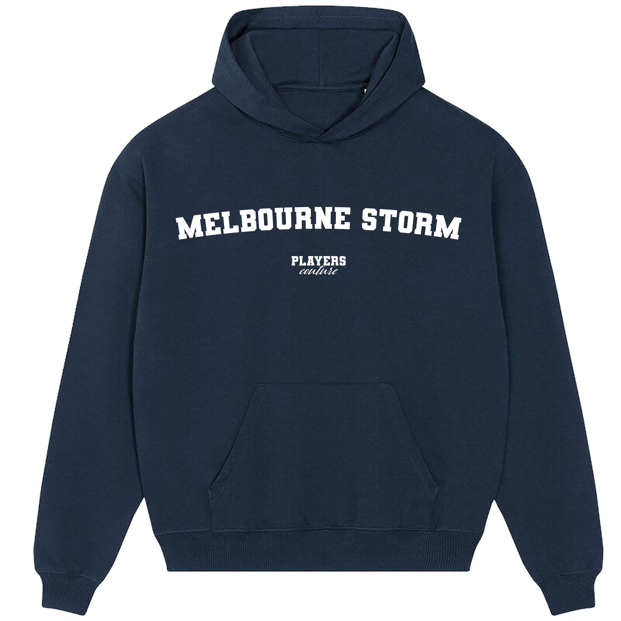 Melbourne Storm Players Couture Men's Casual Hoodie Navy