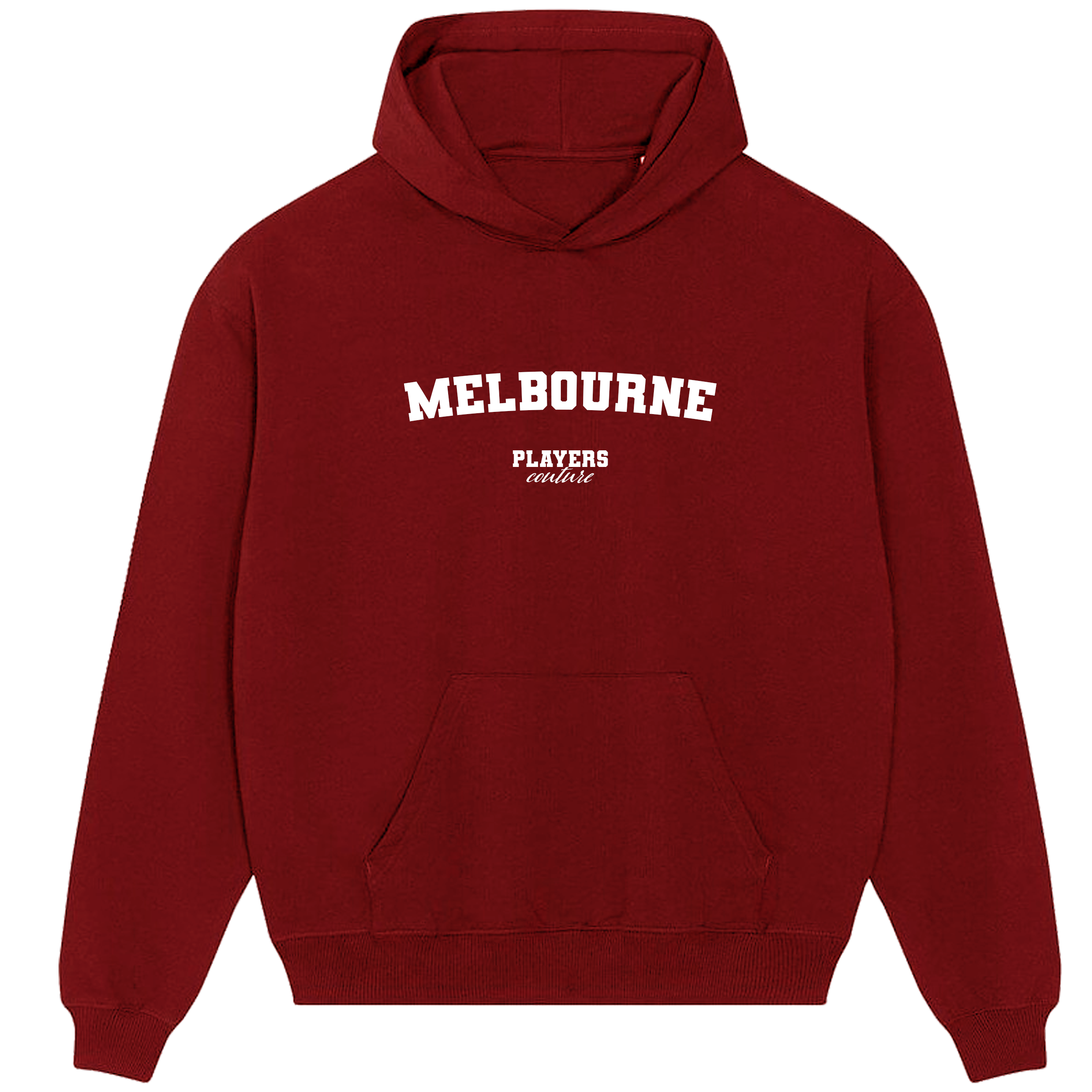 Melbourne Players Couture Men's Casual Hoodie Red