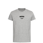 Messi t-shirt – grey kids' t-shirt with black Messi letters and Players Couture logo on the chest