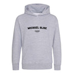 Michael Olise hoodie – grey kids' hoodie with black Michael Olise letters and Players Couture logo on the chest