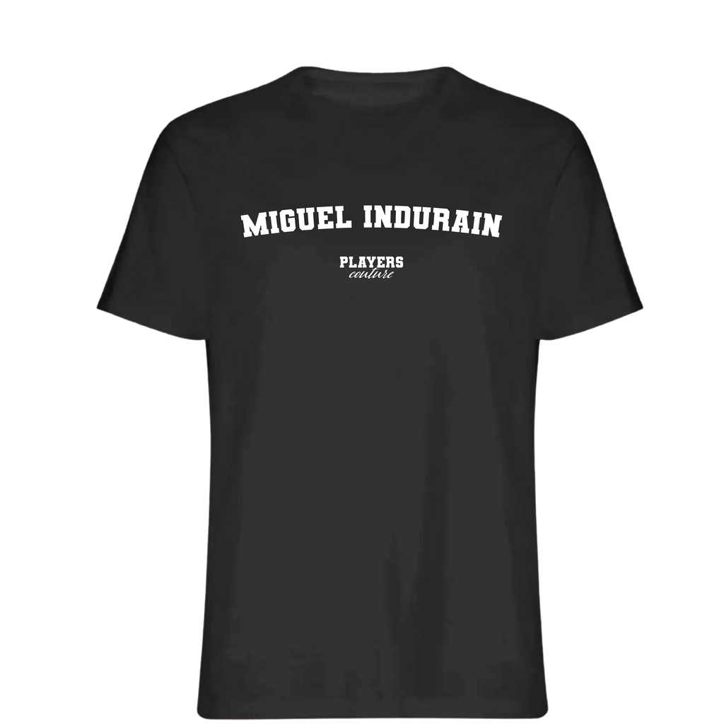 Miguel Indurain Players Couture Men's T-Shirt Black