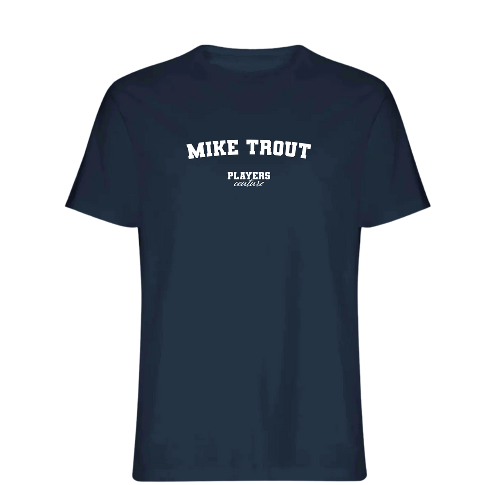 Mike Trout Players Couture Mens T-Shirt Navy