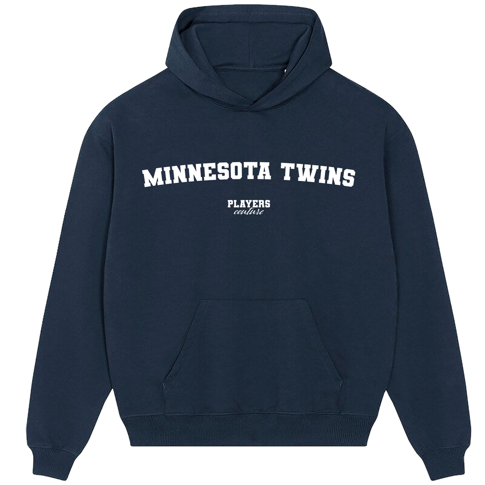 Minnesota Twins Players Couture Men's Casual Hoodie Navy
