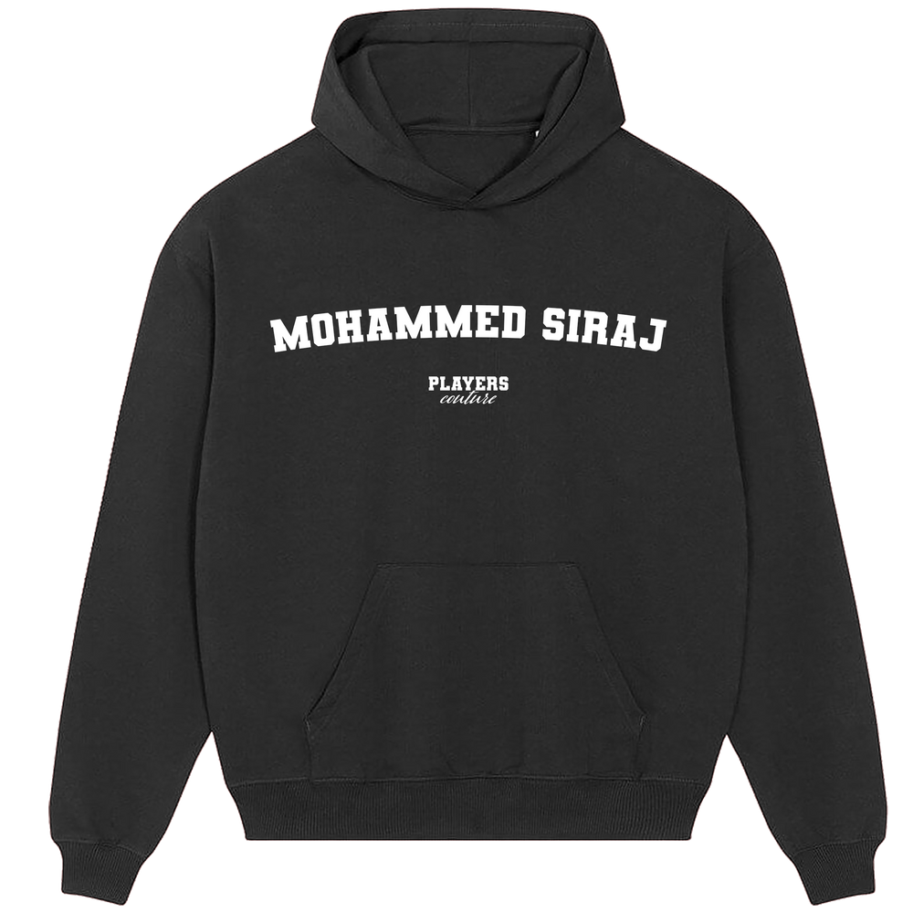 Mohammed Siraj Players Couture Men's Casual Hoodie Black