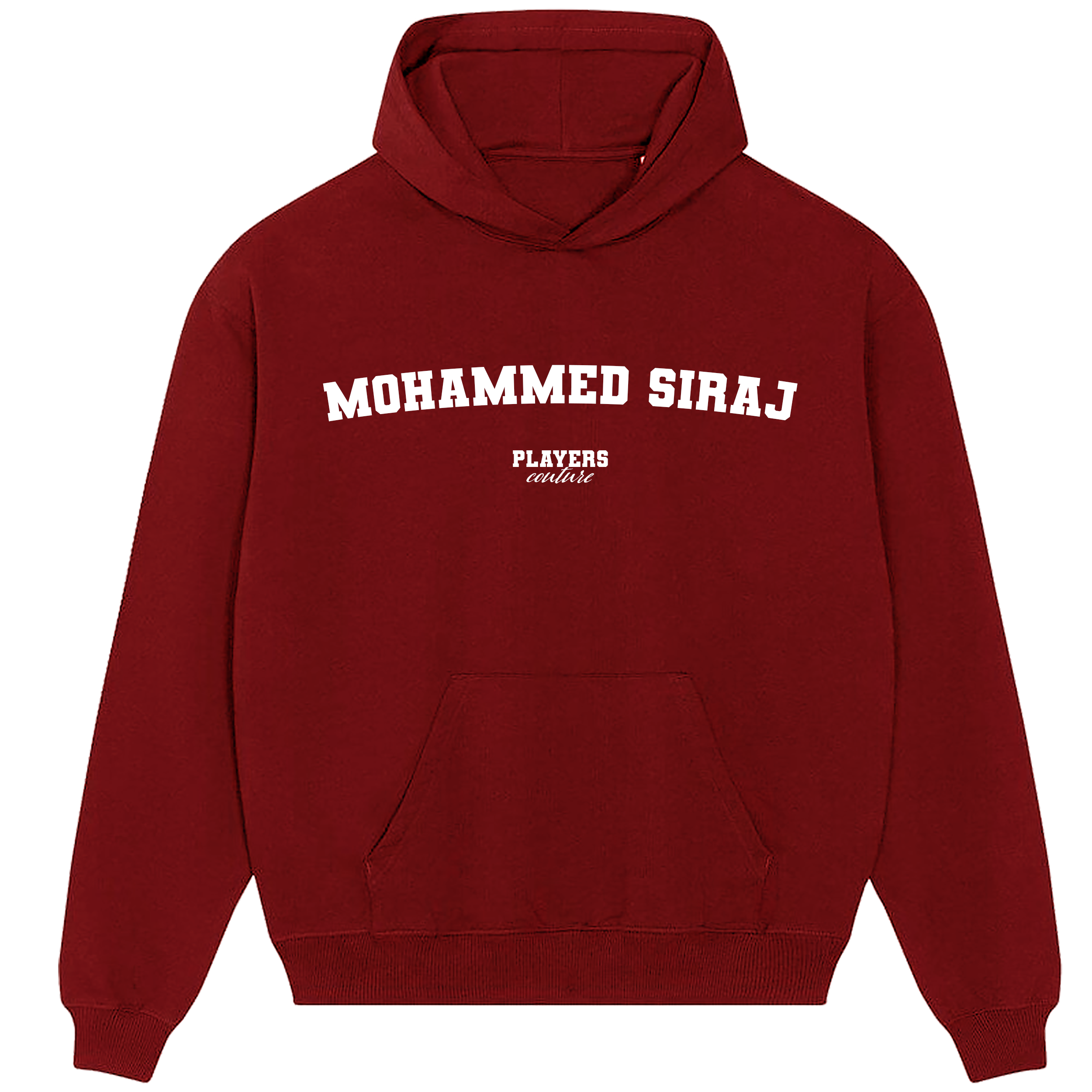 Mohammed Siraj Players Couture Men's Casual Hoodie Red