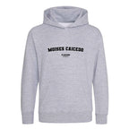 Moises Caicedo hoodie – grey kids' hoodie with black Moises Caicedo letters and Players Couture logo on the chest