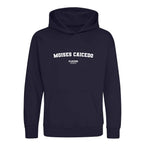 Moises Caicedo hoodie – navy kids' hoodie with white Moises Caicedo letters and Players Couture logo on the chest
