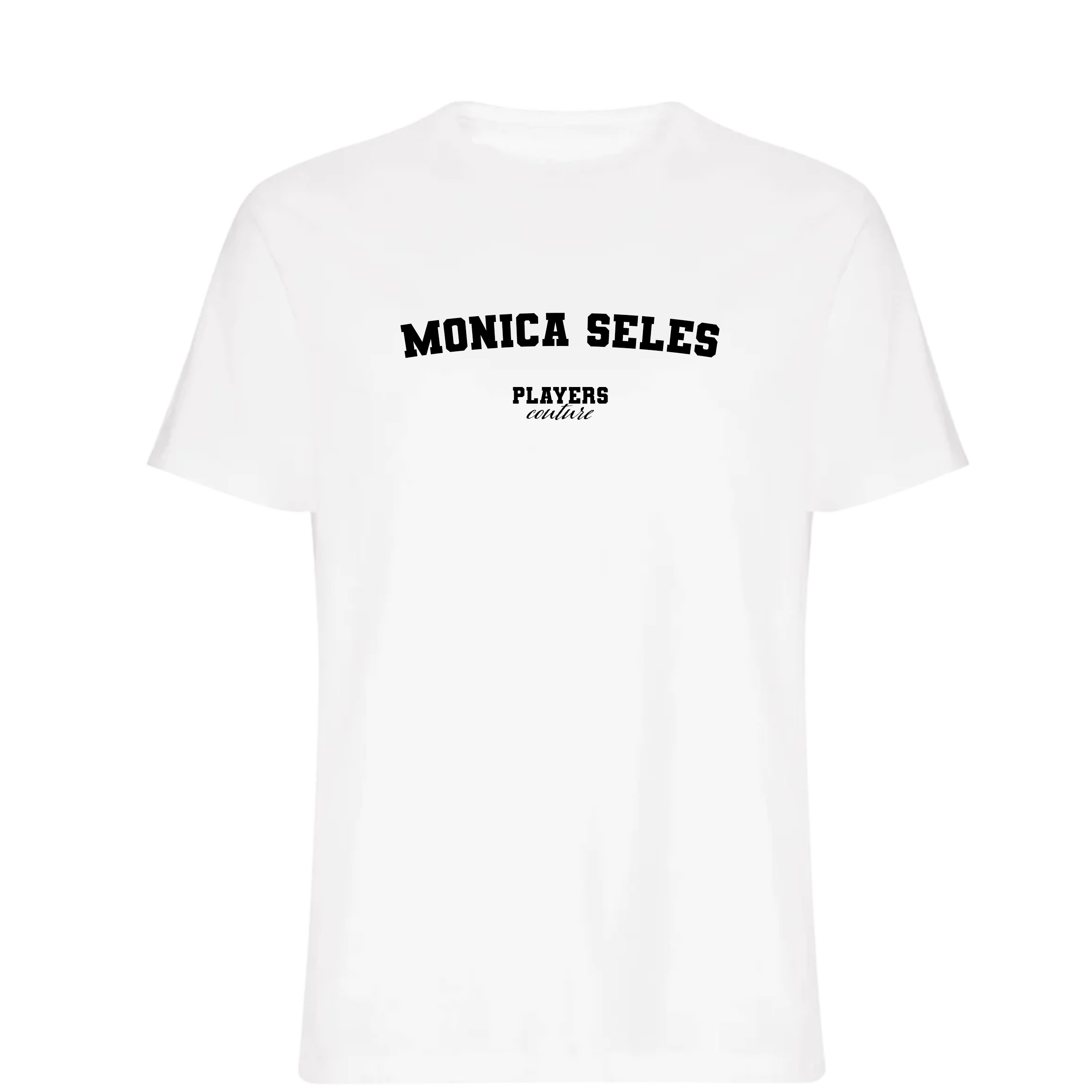 Monica Seles Players Couture Mens T-Shirt White