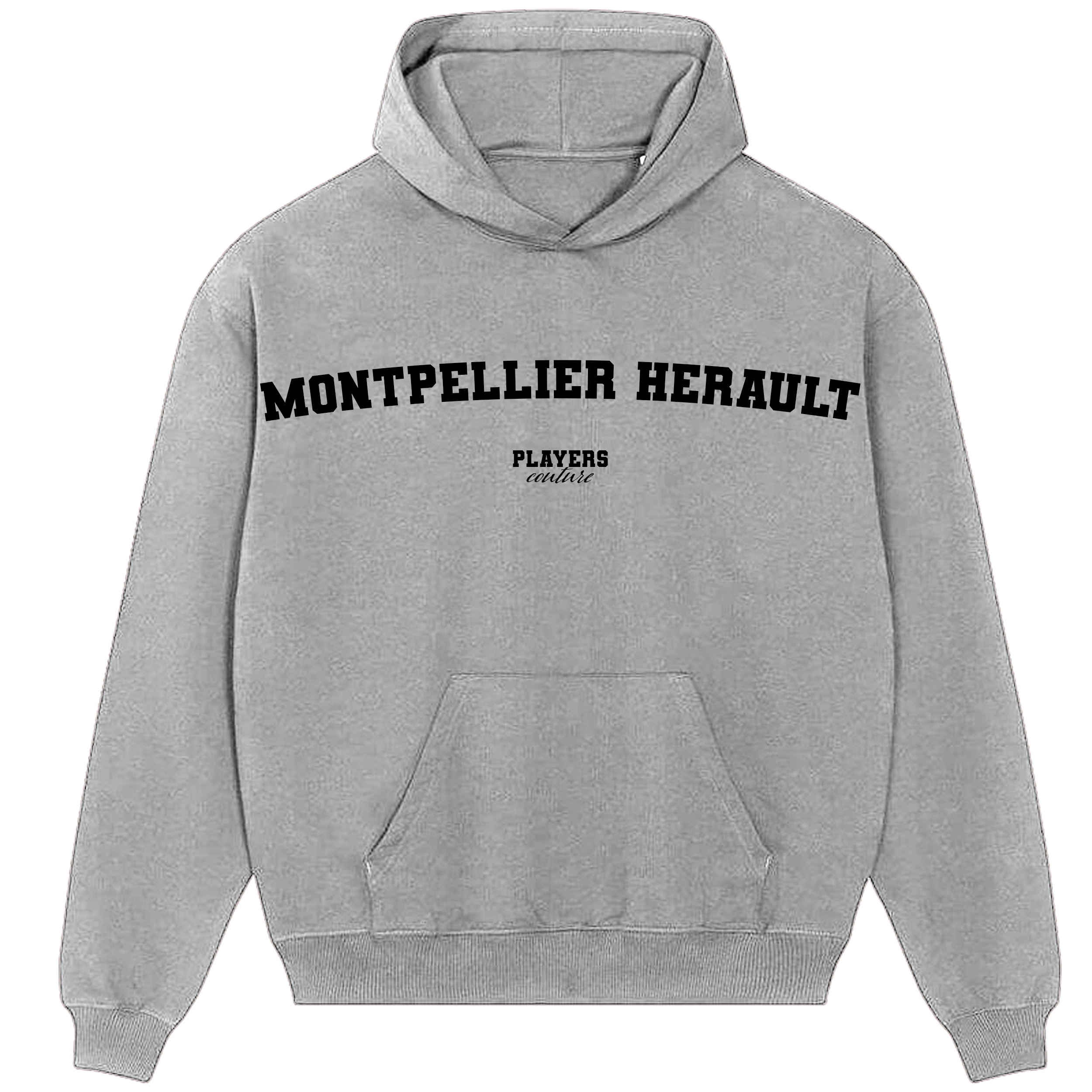 Montpellier Herault Players Couture Men's Casual Hoodie Gray
