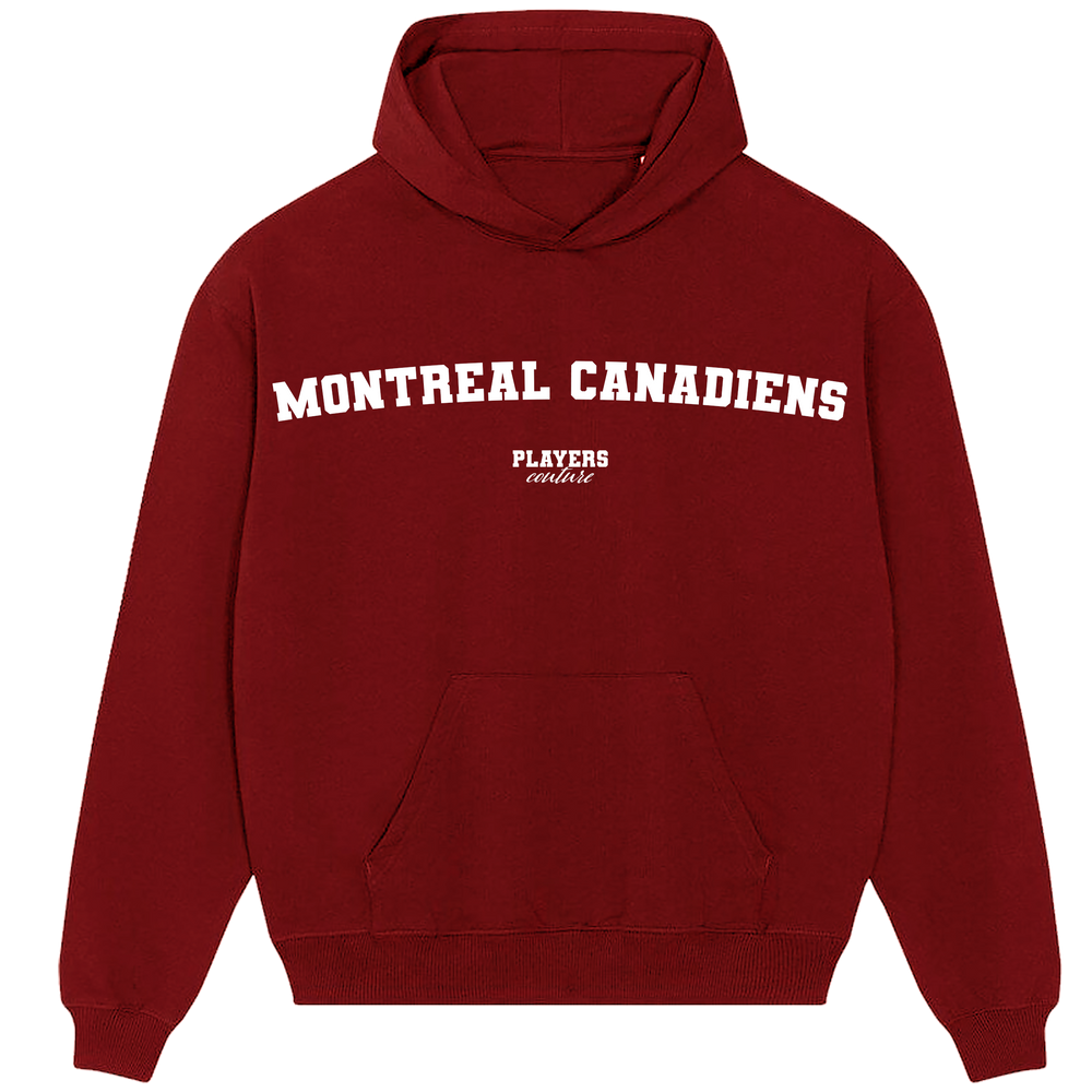Montreal Canadiens Players Couture Men's Casual Hoodie Red
