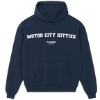 Motor City Kitties Players Couture Men's Casual Hoodie Navy