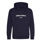 N’Golo Kante hoodie – navy kids' hoodie with white N’Golo Kante letters and Players Couture logo on the chest