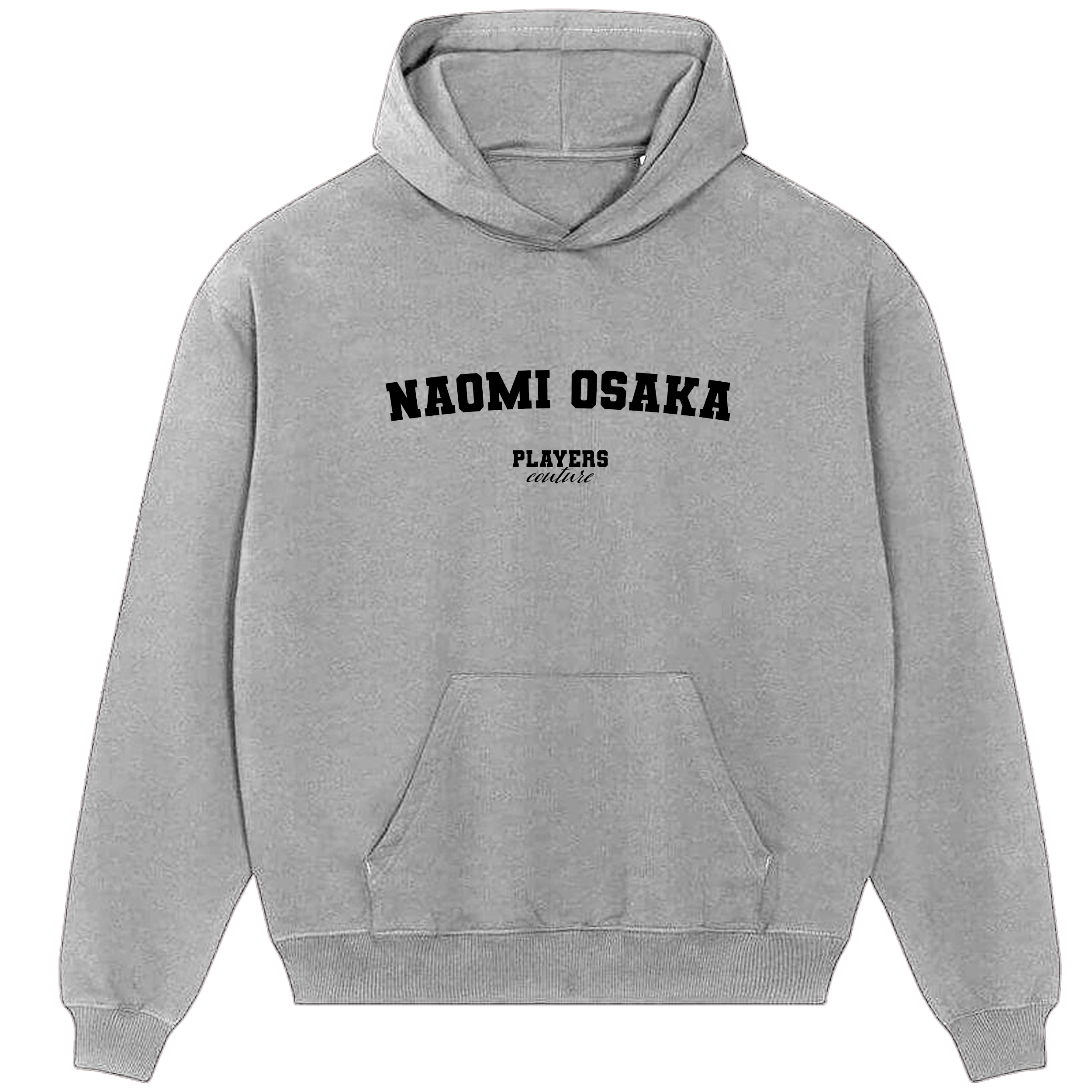 Naomi Osaka Players Couture Men's Casual Hoodie Gray
