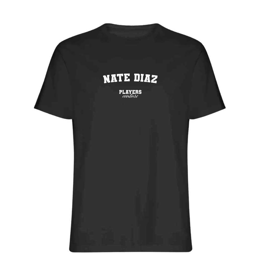 Nate Diaz Players Couture Mens T-Shirt Black
