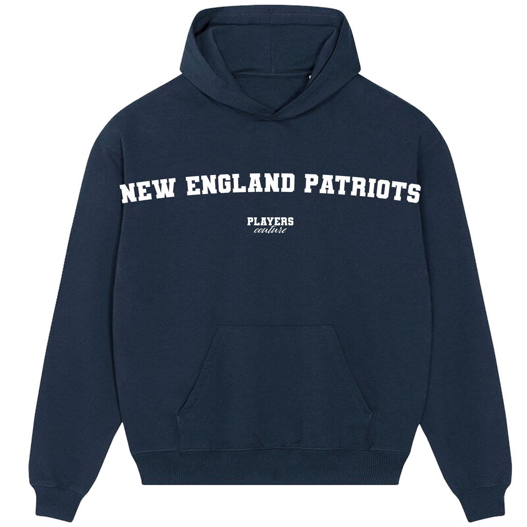 New England Patriots Players Couture Men's Casual Hoodie Navy