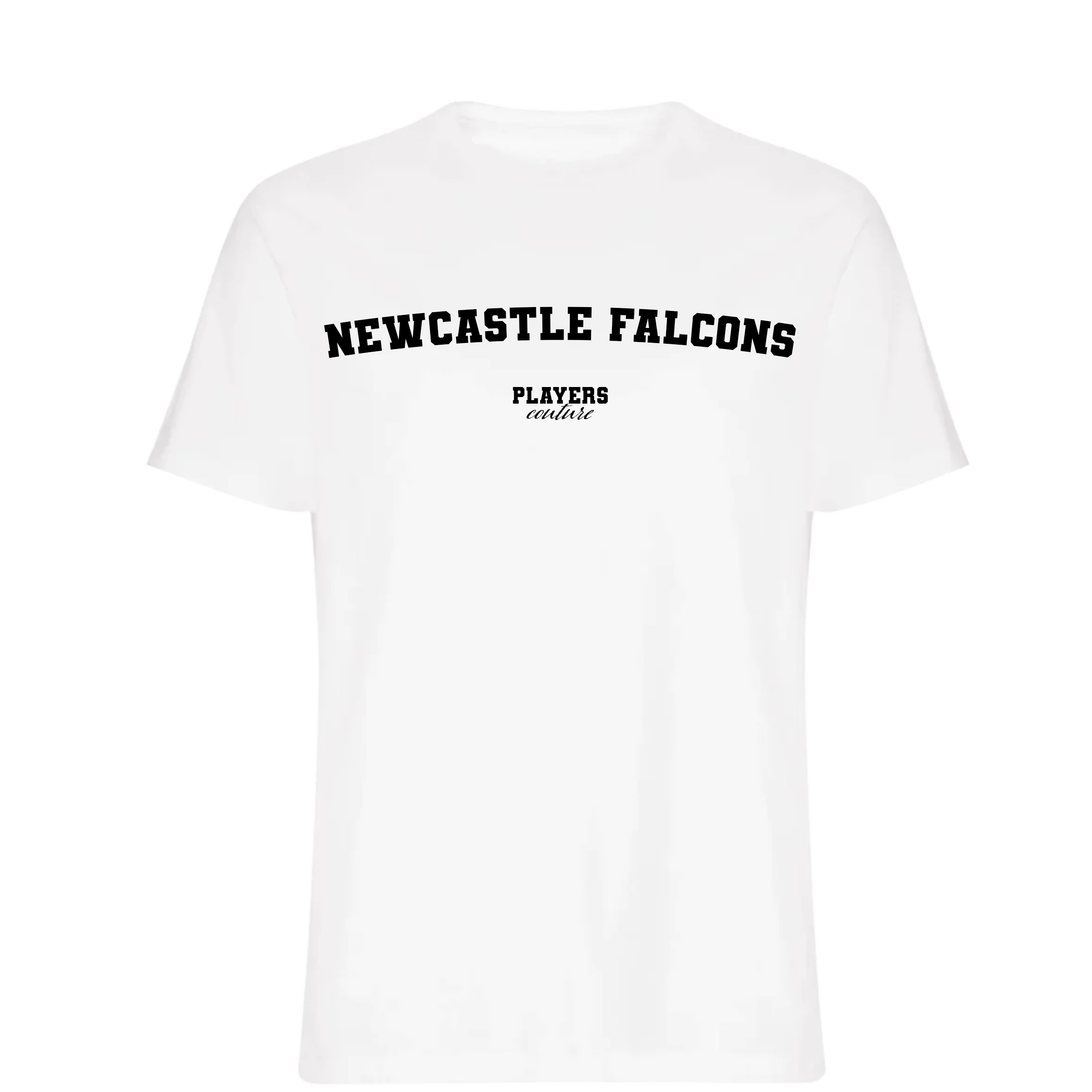 Newcastle Falcons Players Couture Men's T-Shirt White