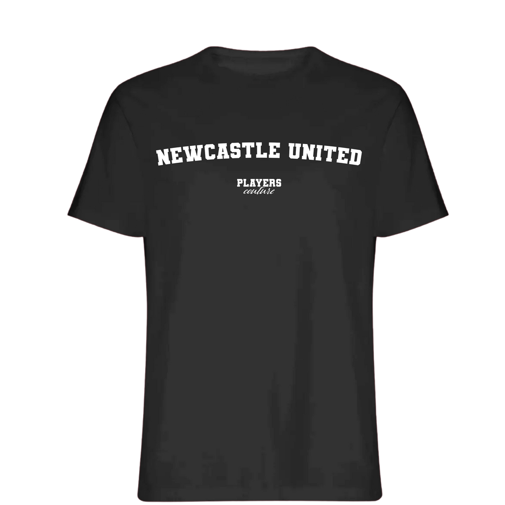 Newcastle United Players Couture Mens T-Shirt Black