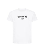Neymar Jr. t-shirt – white kids' t-shirt with black Neymar Jr. letters and Players Couture logo on the chest