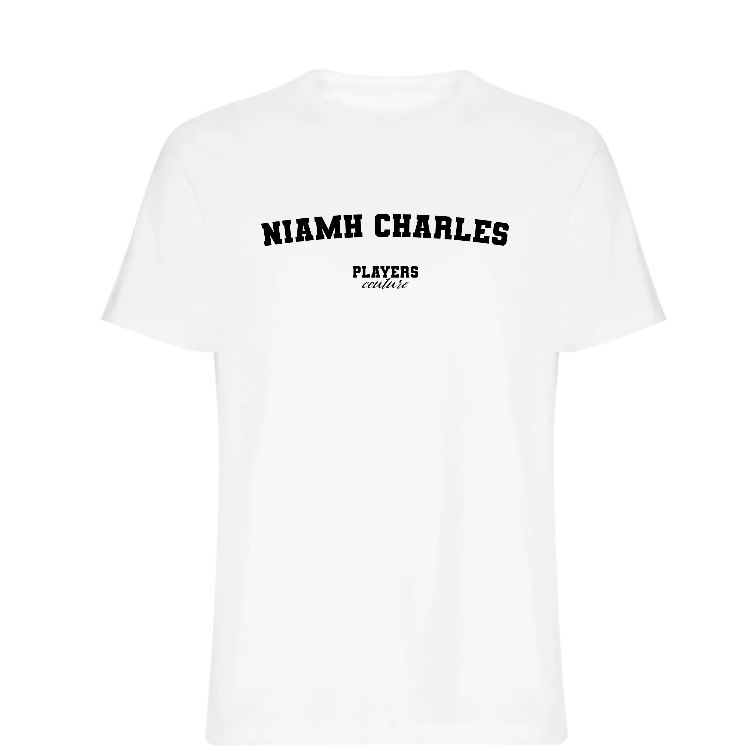 Niamh Charles Players Couture Mens T-Shirt White