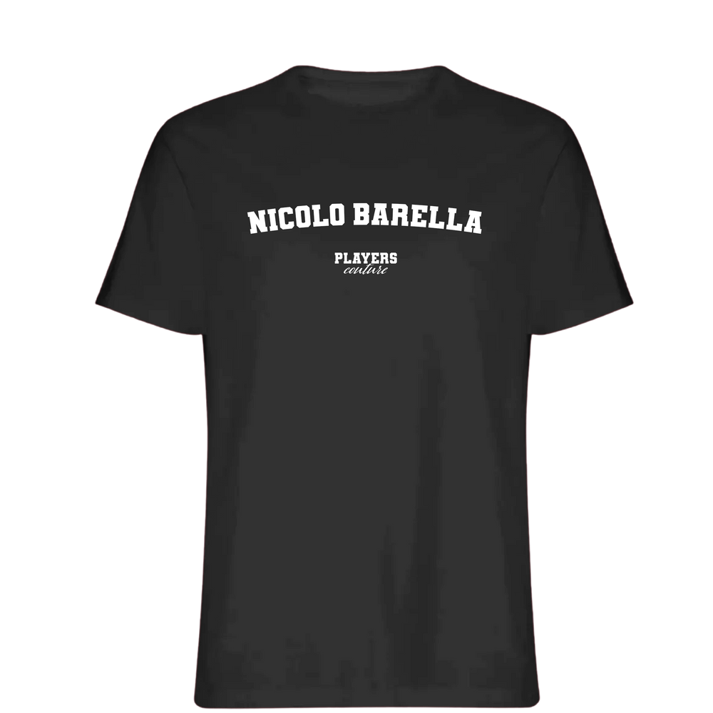 Nicolo Barella Players Couture Mens T-Shirt Black