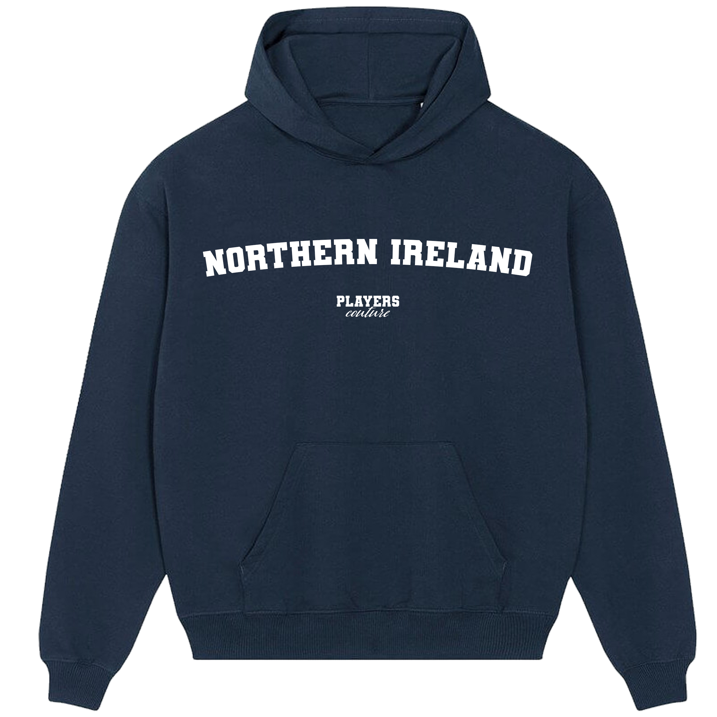 Northern Ireland Players Couture Men's Casual Hoodie Navy
