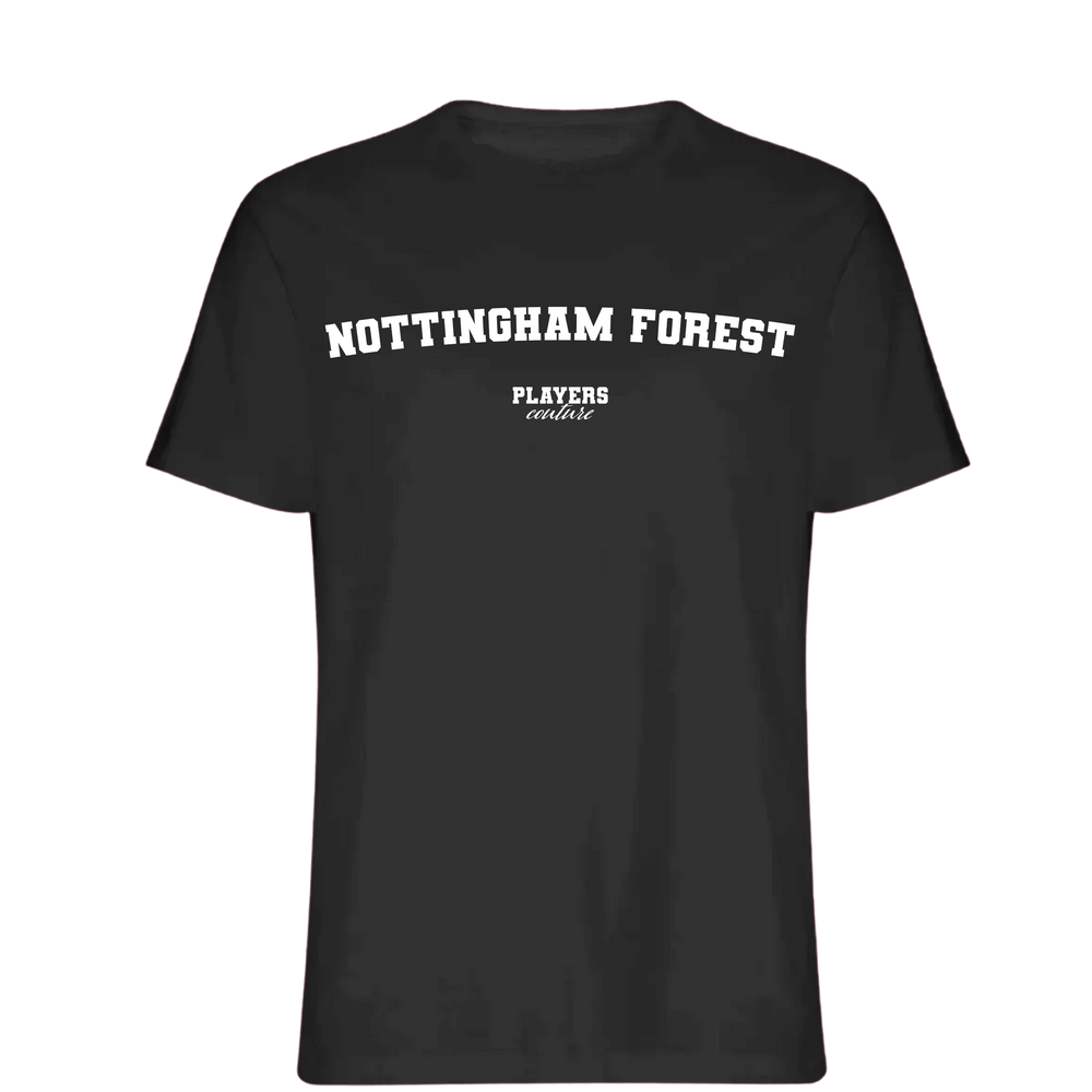 Nottingham Forest Players Couture Mens T-Shirt Black