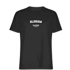 Oldham t-shirt – black men's t-shirt with white Oldham letters and Players Couture logo on the chest