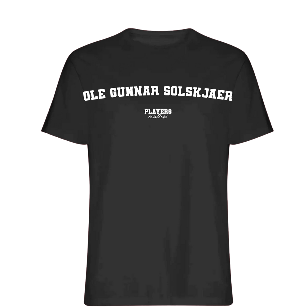 Ole Gunnar Solskjaer Players Couture Mens T-Shirt Black