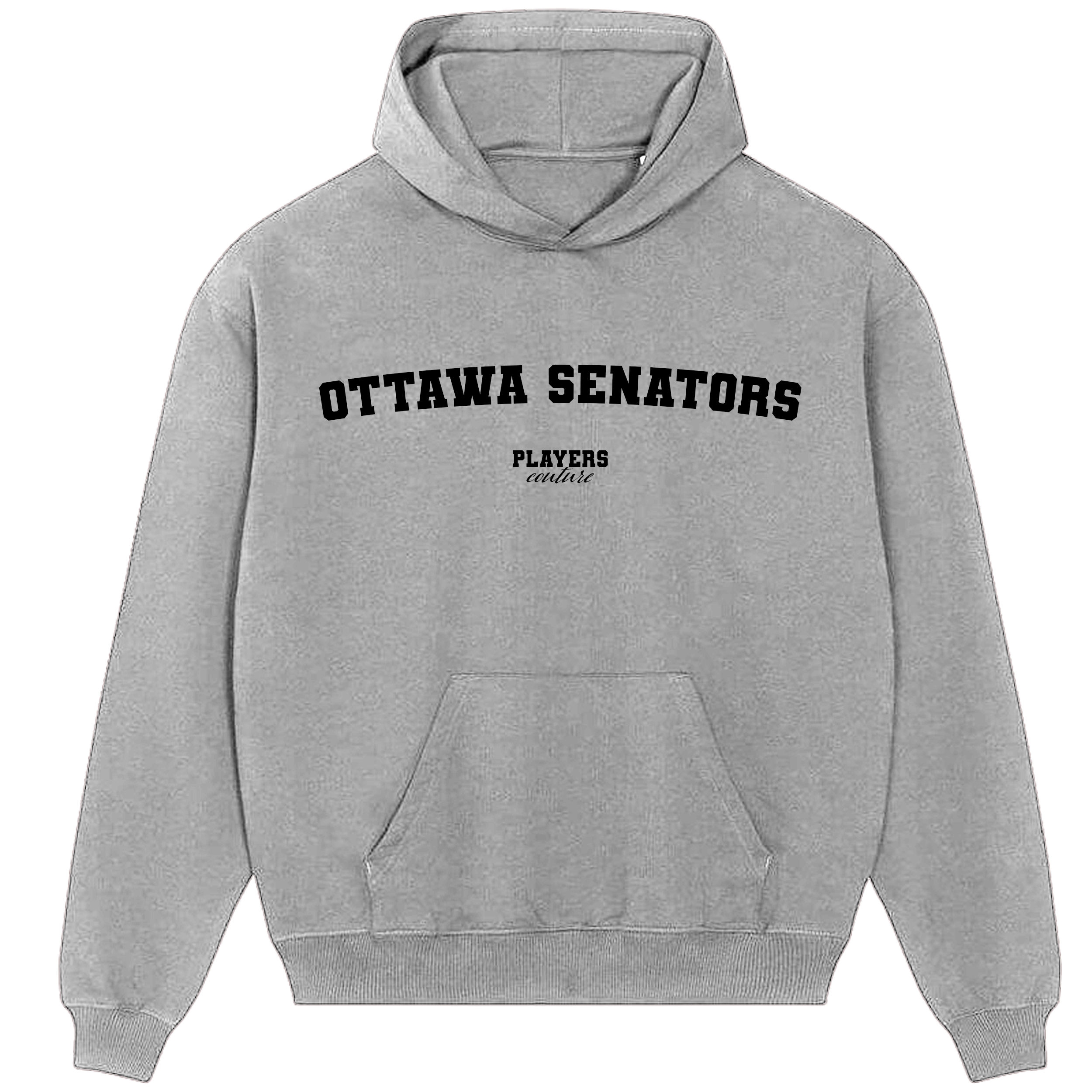 Ottawa Senators Players Couture Men's Casual Hoodie Gray