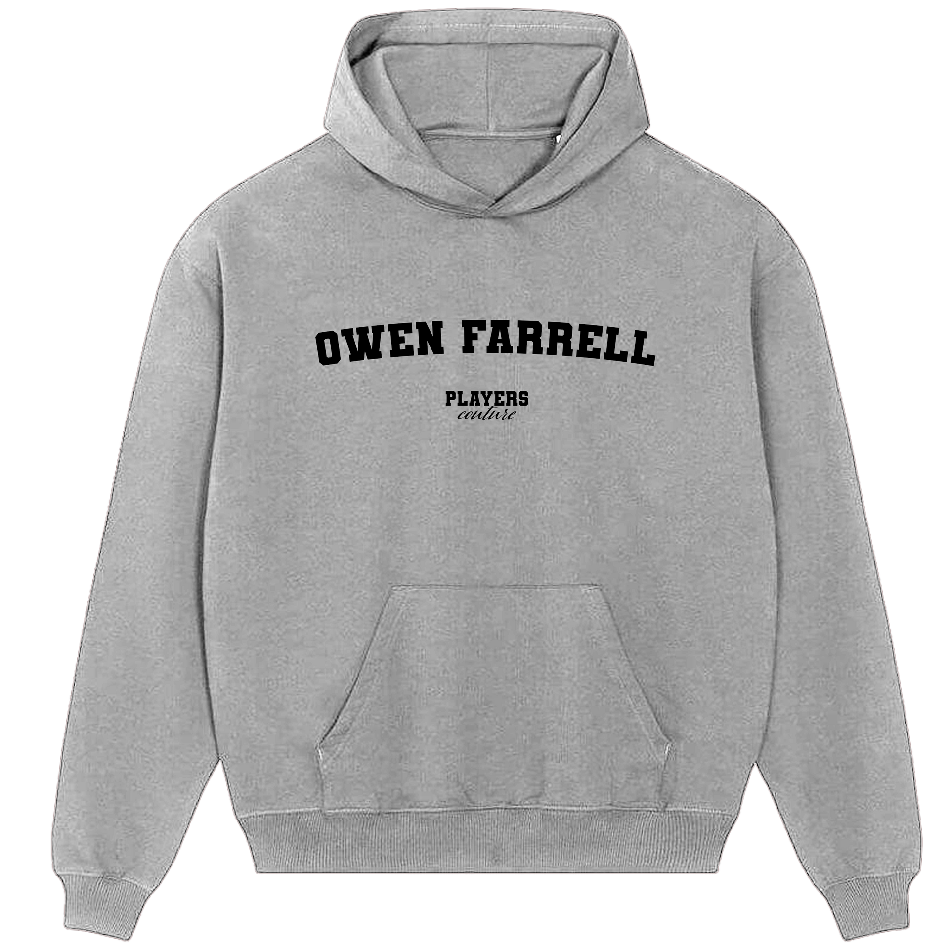 Owen Farrell Players Couture Men's Casual Hoodie Gray