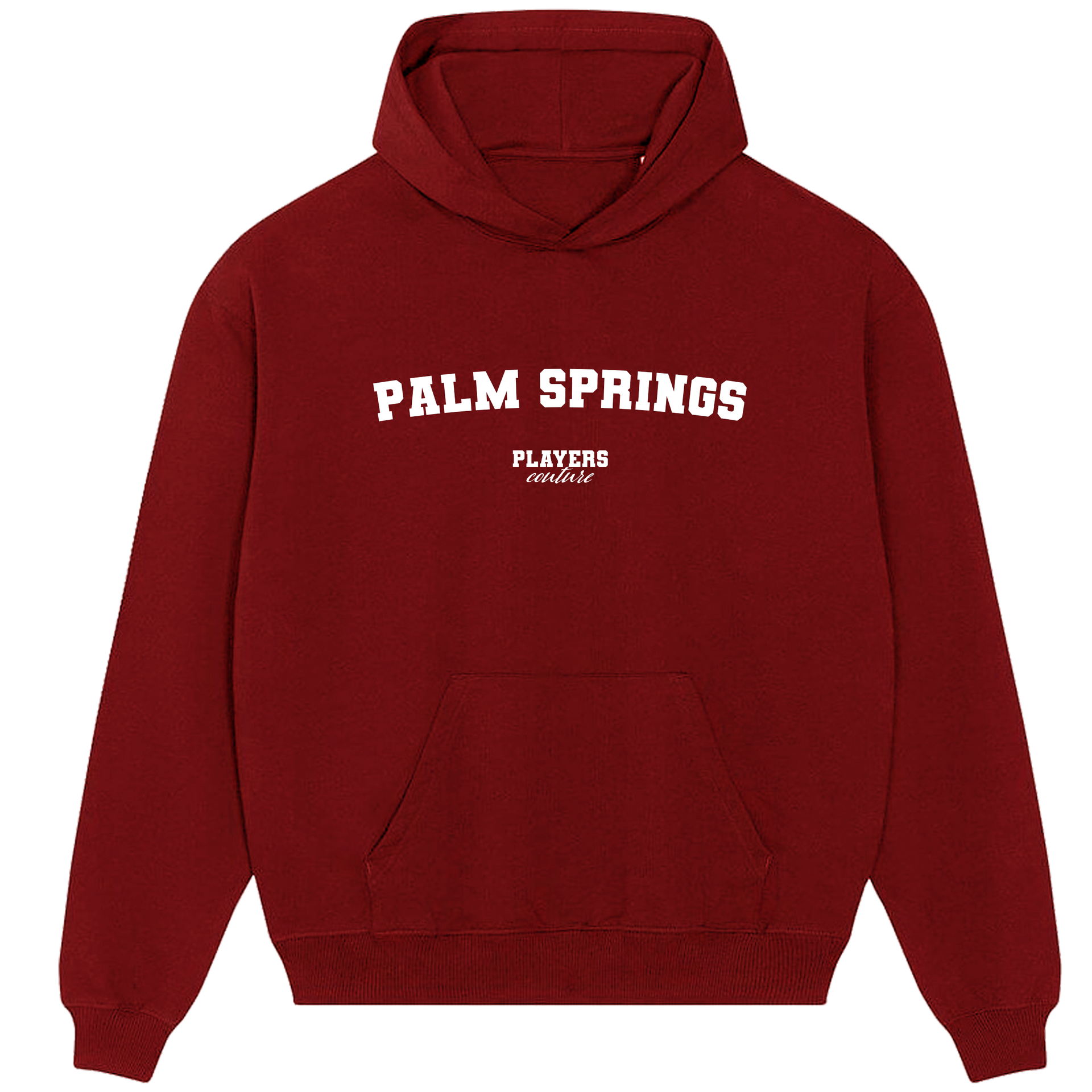Palm Springs Players Couture Men's Casual Hoodie Red