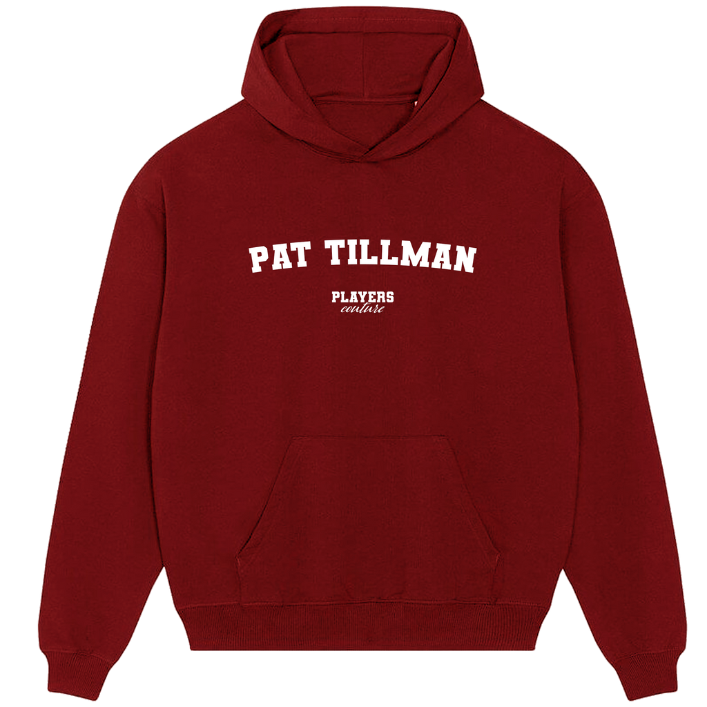 Pat Tillman Players Couture Men's Casual Hoodie Red