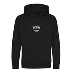 Pedri hoodie – black kids' hoodie with white Pedri letters and Players Couture logo on the chest