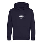 Pedri hoodie – navy kids' hoodie with white Pedri letters and Players Couture logo on the chest