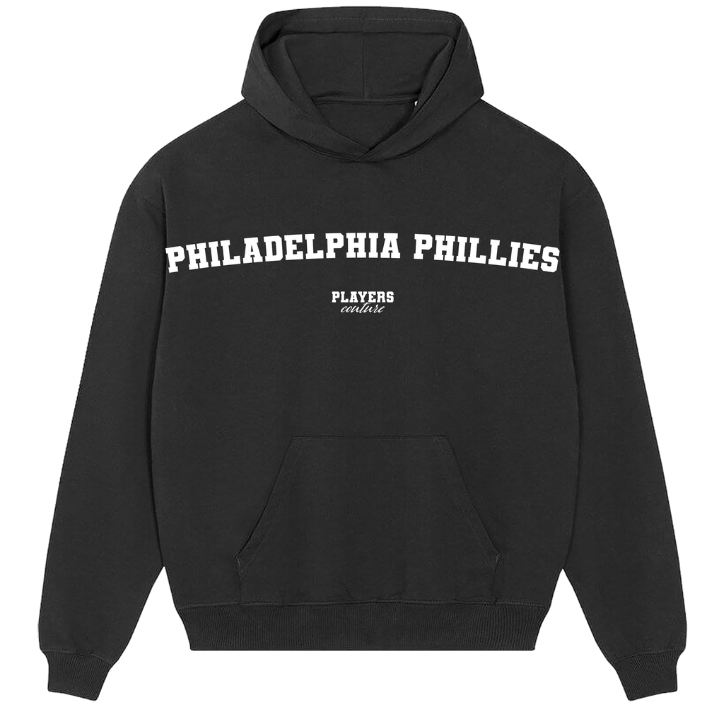 Philadelphia Phillies Players Couture Men's Casual Hoodie Black