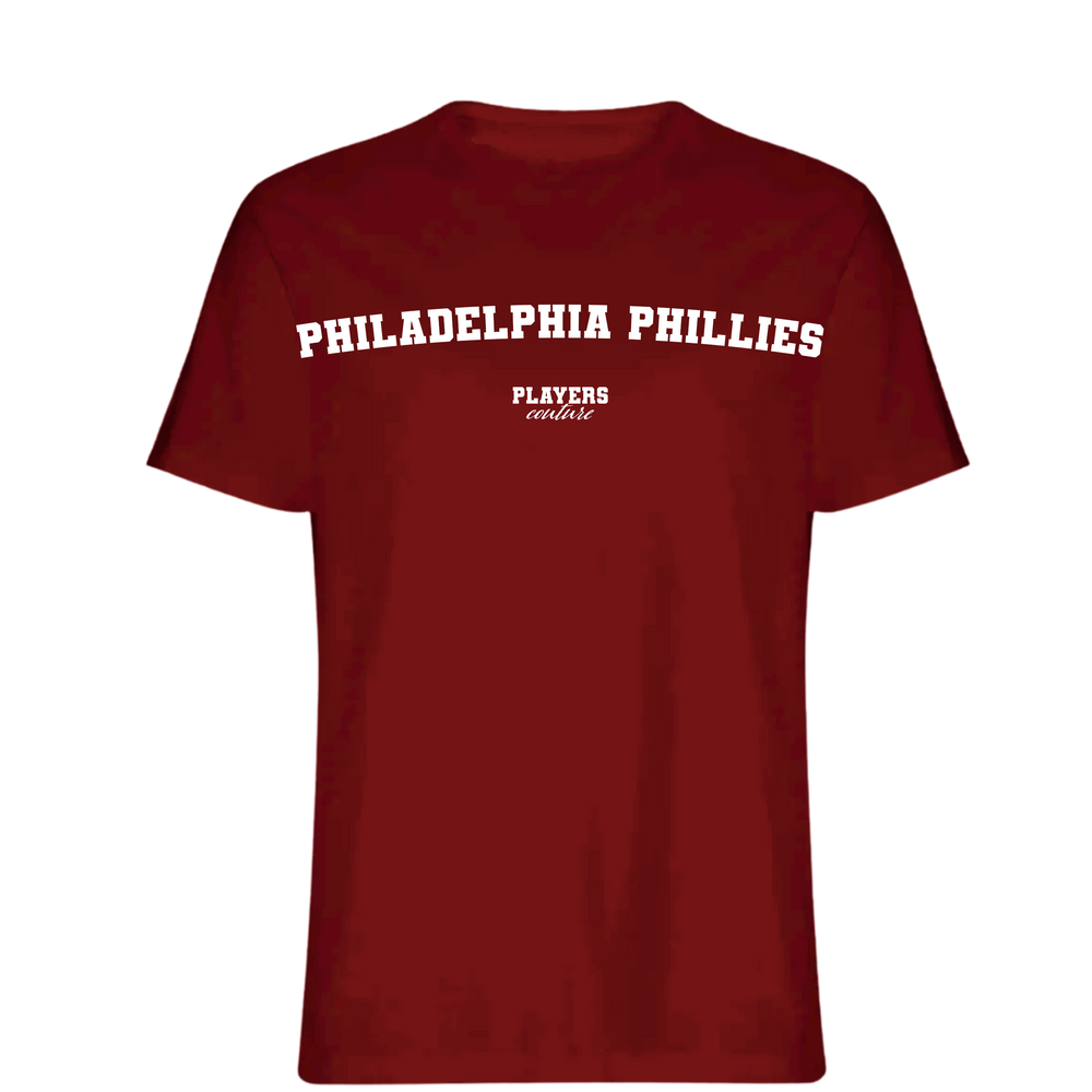 Philadelphia Phillies Players Couture Mens T-Shirt Red