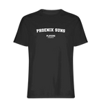 Phoenix Suns t-shirt – black men's t-shirt with white Phoenix Suns letters and Players Couture logo on the chest