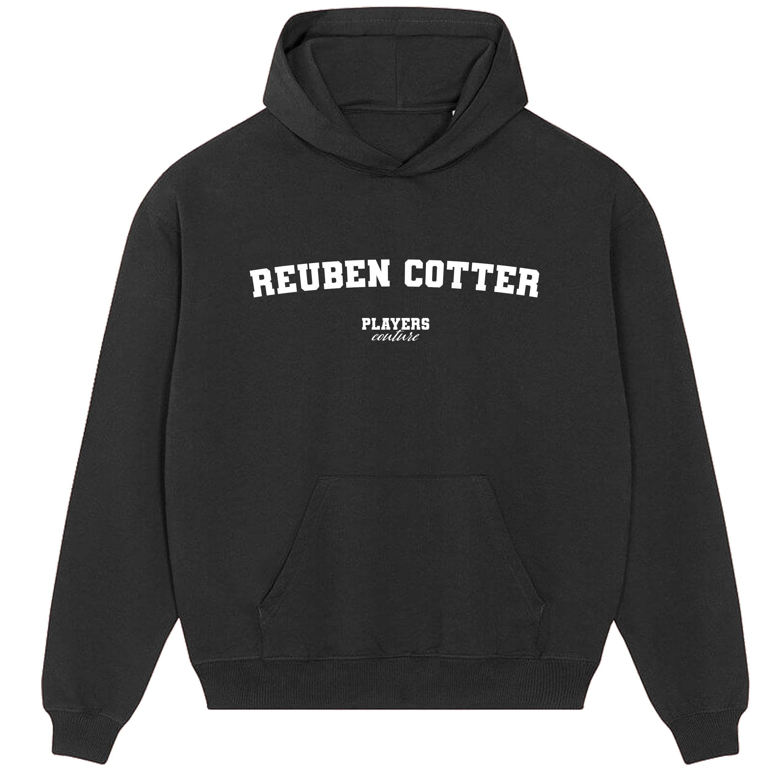 Reuben Cotter Players Couture Men's Casual Hoodie Black
