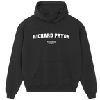Richard Pryor hoodie – black men's hoodie with white Richard Pryor letters and Players Couture logo on the chest