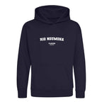 Rio Ngumoha hoodie – navy kids' hoodie with white Rio Ngumoha letters and Players Couture logo on the chest